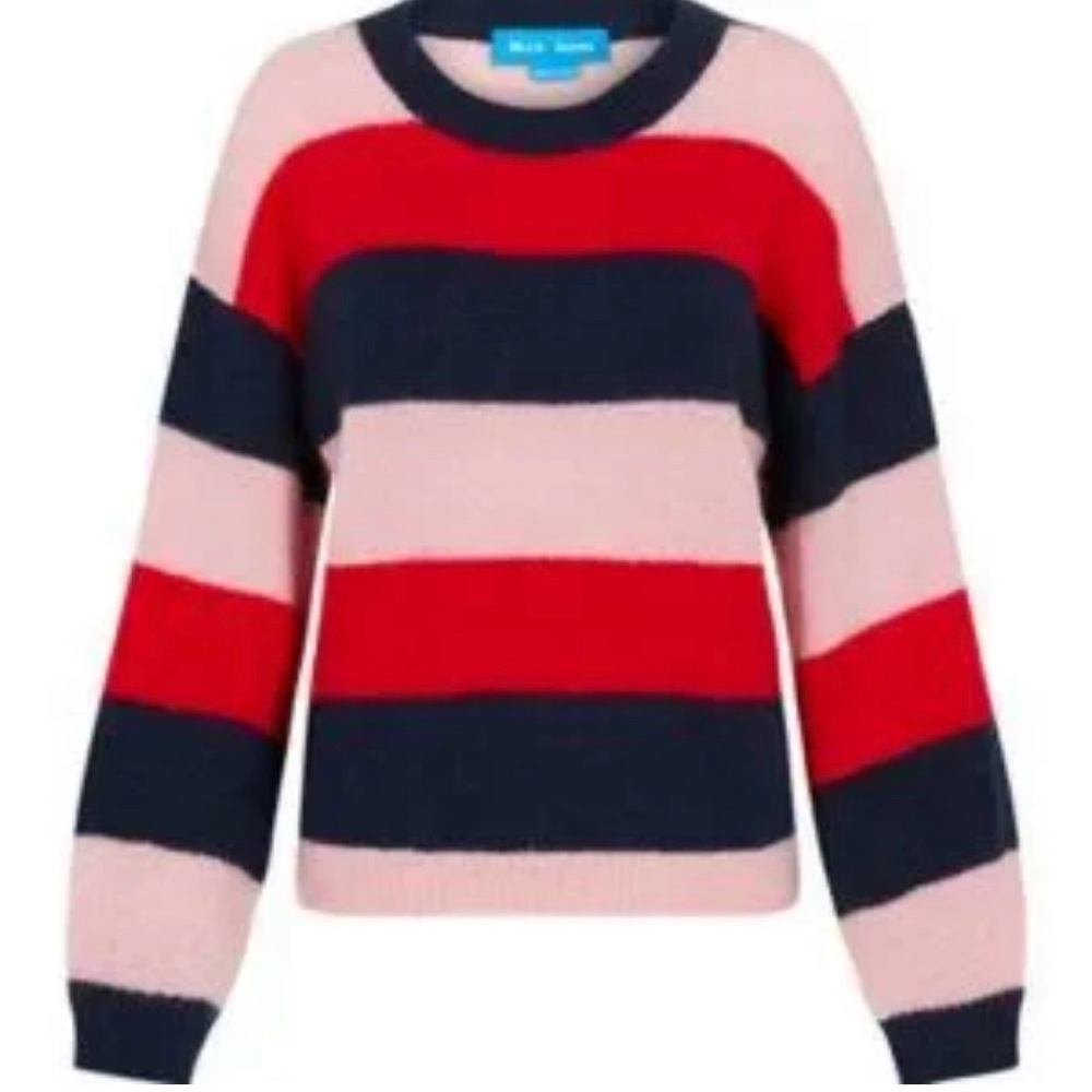 M.i.h Jeans Jackson Mohair Sweater in Multi Stripe Size Small - Picture 3 of 8